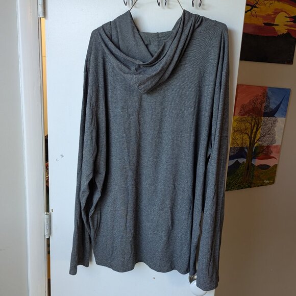 Vineyard Vines Edgartown Gray Long Sleeve Hooded T-Shirt Men's Size 2XL - Picture 9 of 11